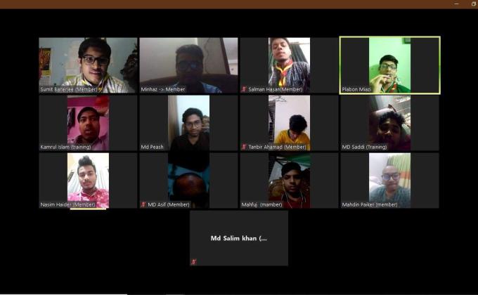 ভার্চুয়াল ক্রু মিটিং 