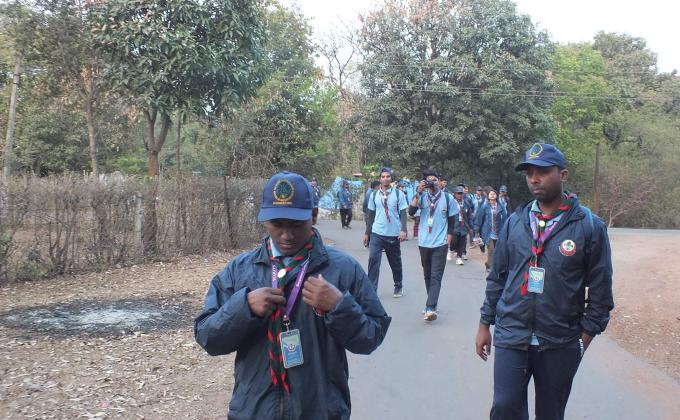 1st Saanso Adventure Camp,India,2019-Haiking and fun !