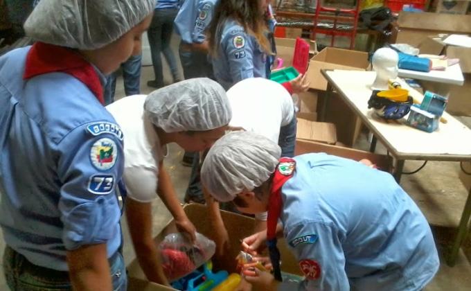 Helping the Food Bank