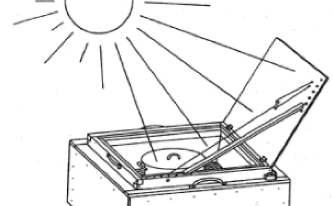 Horno solar casero
